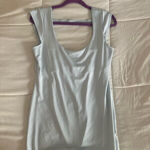 Elegant body con romper in Light Pale Blue